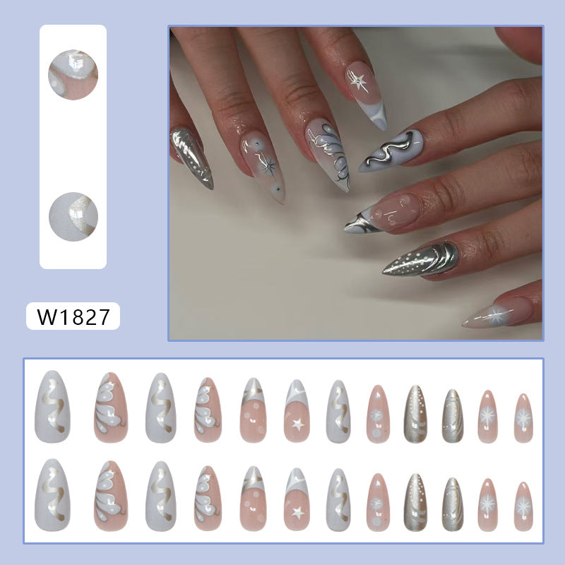 [128] 24PCS PRESS ON NAIL